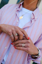 Mathilde Stripe Shirt Red/Parma