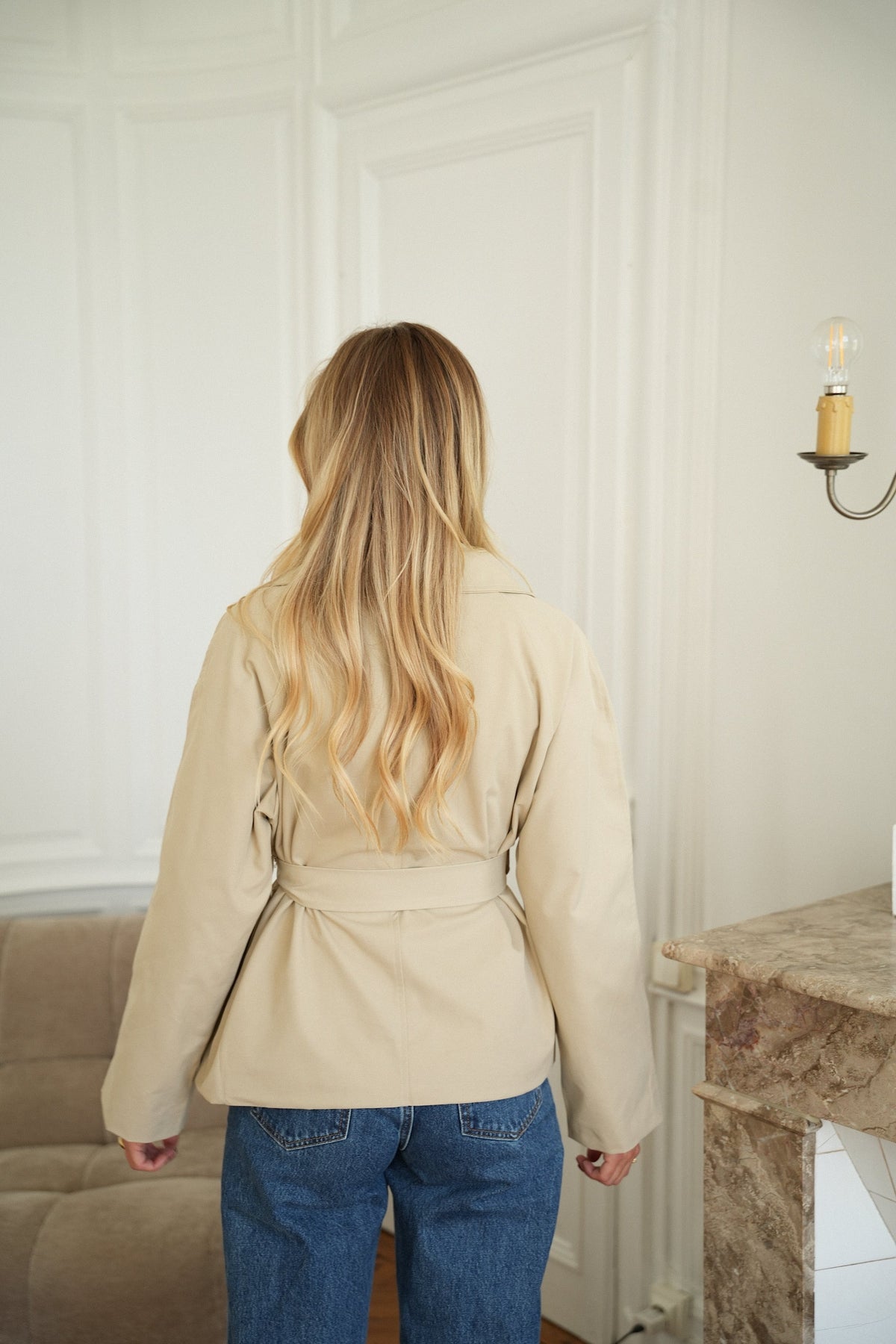 Trench Court - Vayana Beige