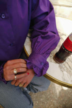 Garance Purple Blouse