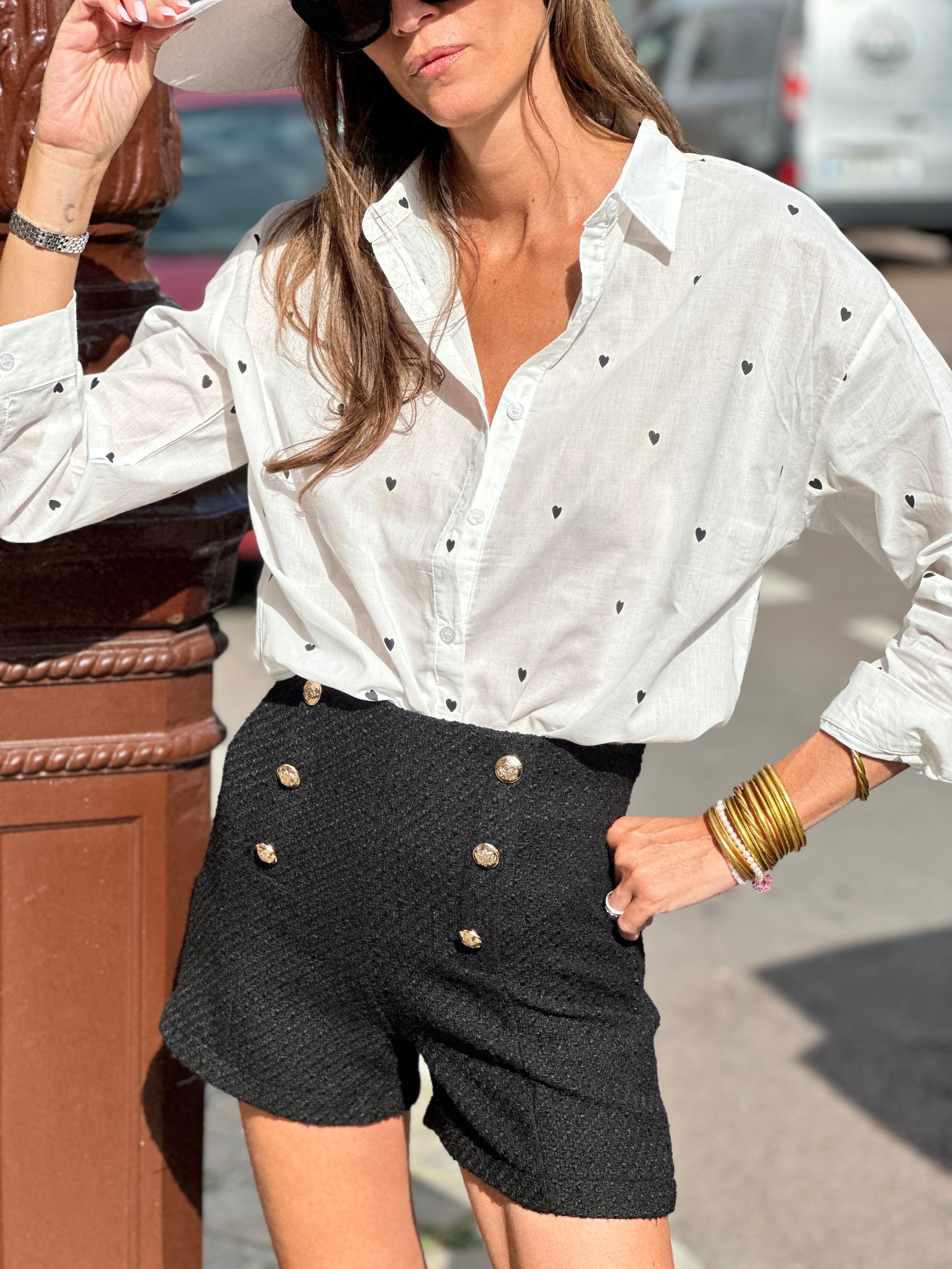 Camisa Marinette - Blanco