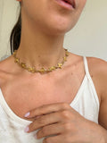 Biche De Bere Vintage Necklace - Gold-Tone Shaped Links