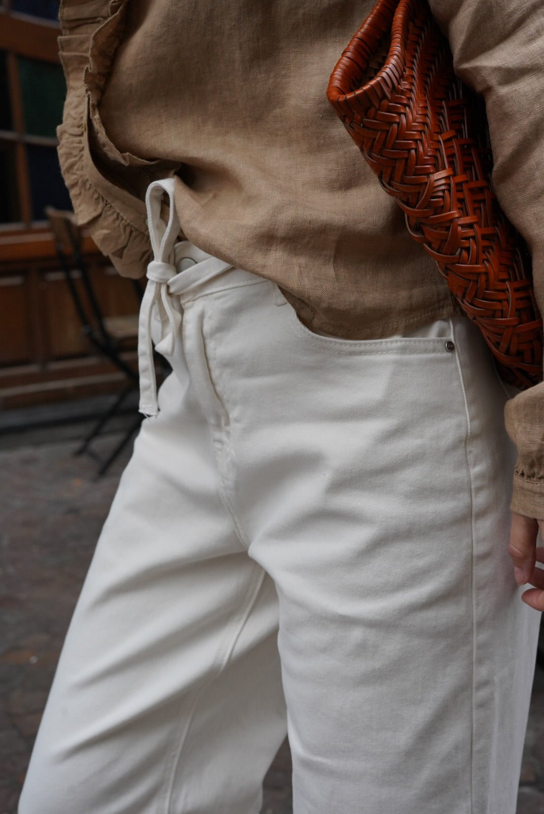 Wide Tom Jeans Ecru