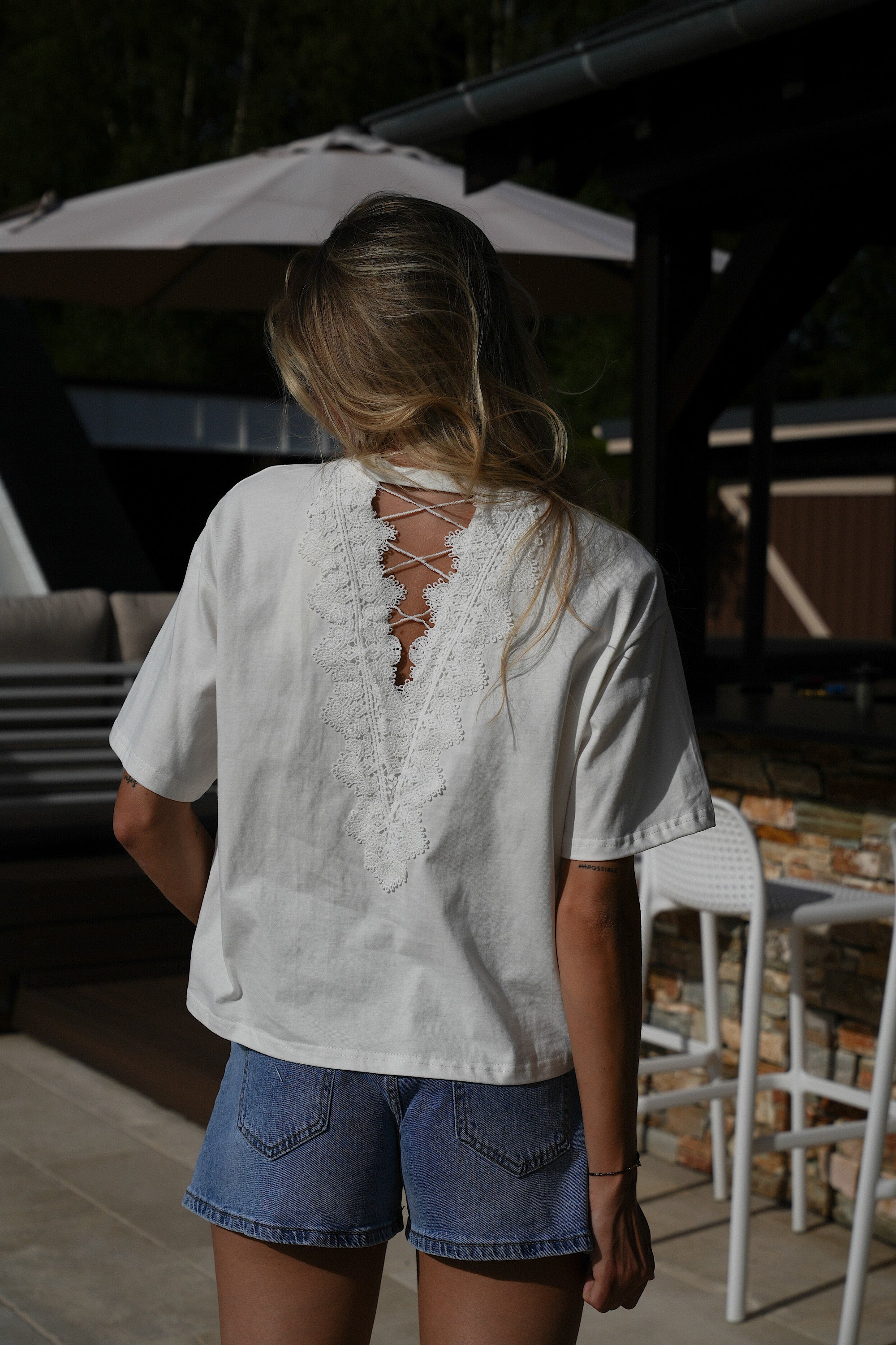 T-Shirt Brodé Lika - Blanc