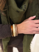 Lot De 3 Joncs Résine Erica Brun