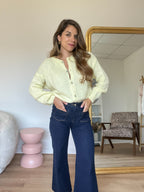 Maille En Laine Léonie Light Yellow