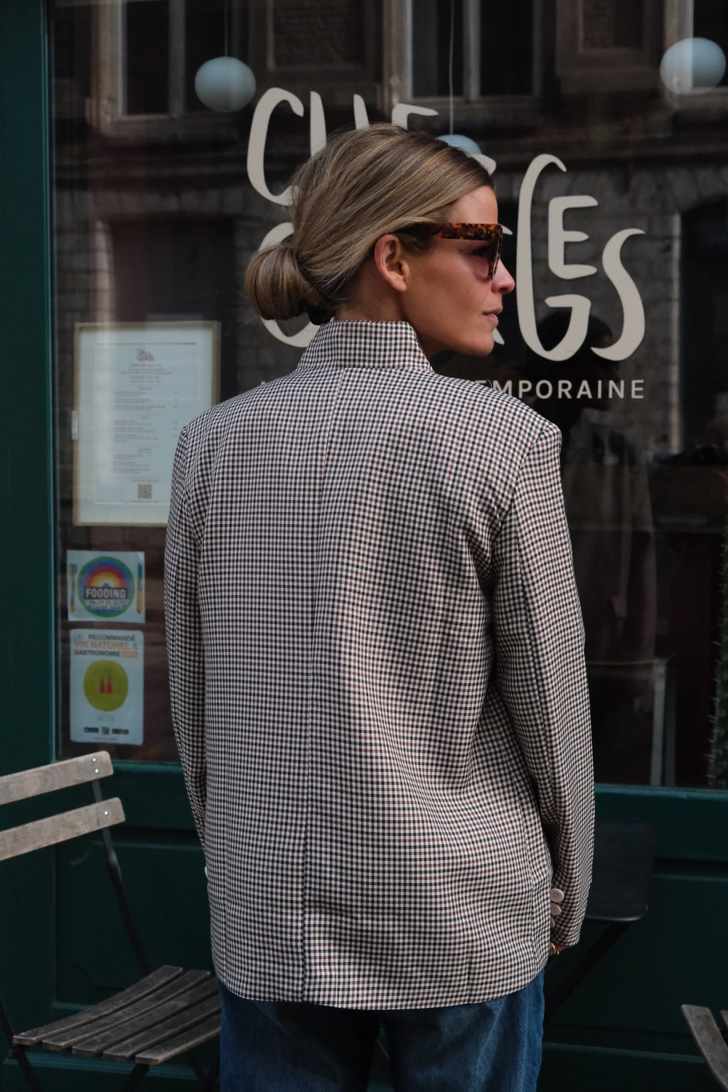 Clément Houndstooth Blazer