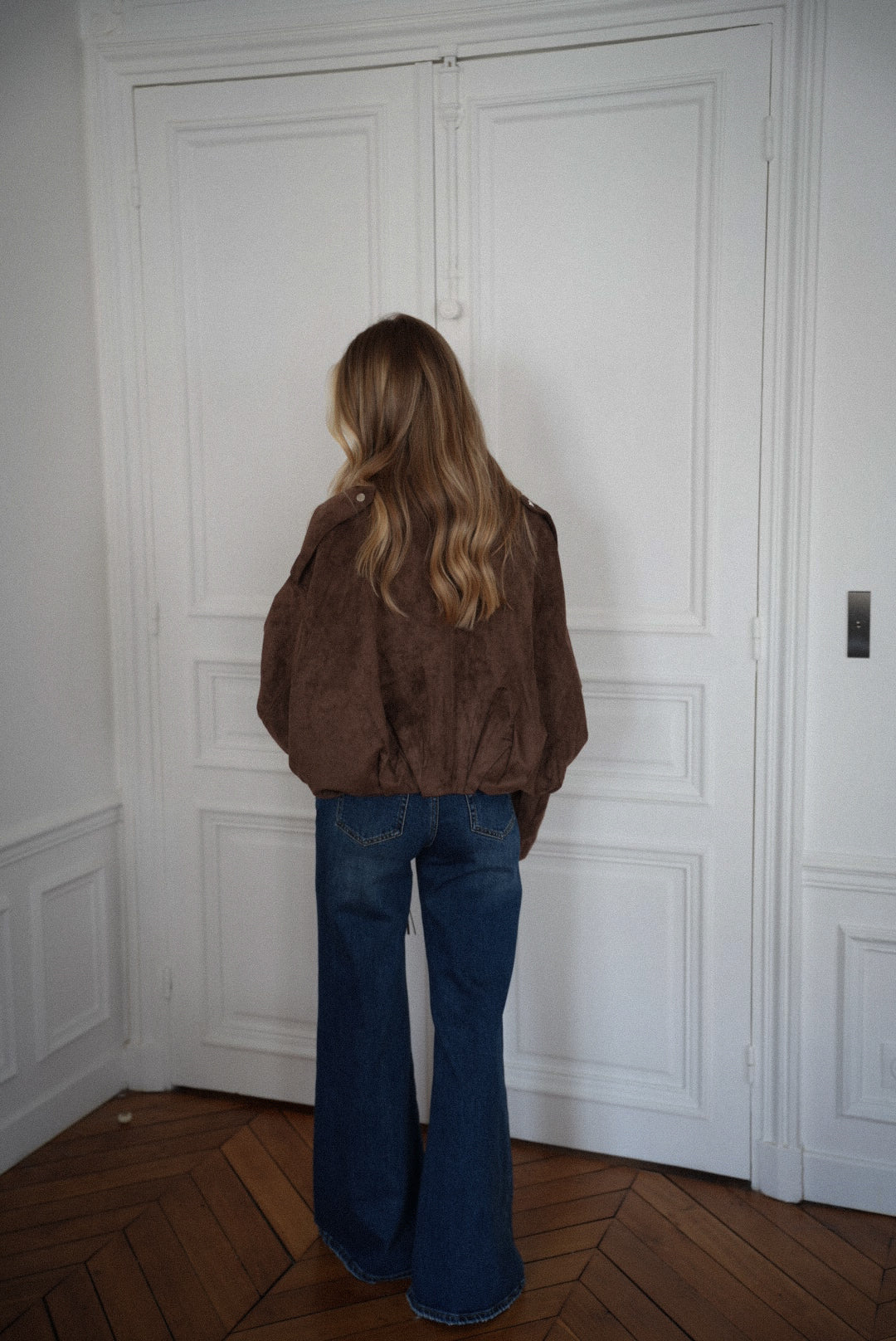 Amelia Chocolat - Chaqueta de ante
