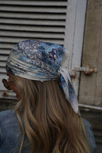 Pañuelo Estampado Bali - Azul