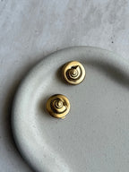 Boucles D’Oreilles Atalante Vintage - Coquillages Dorés