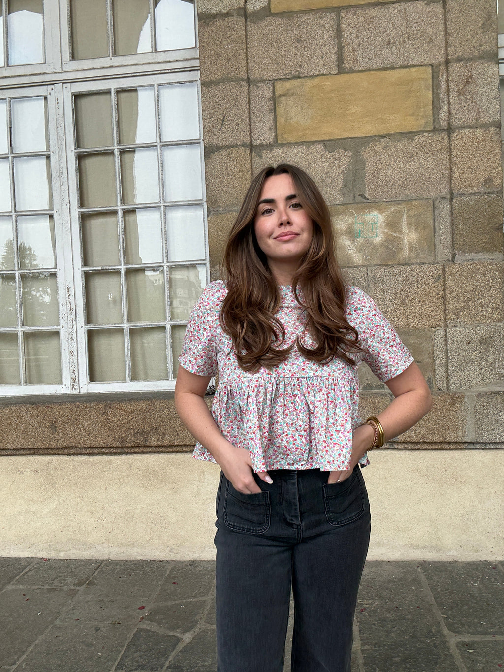 Mona Liberty print blouse