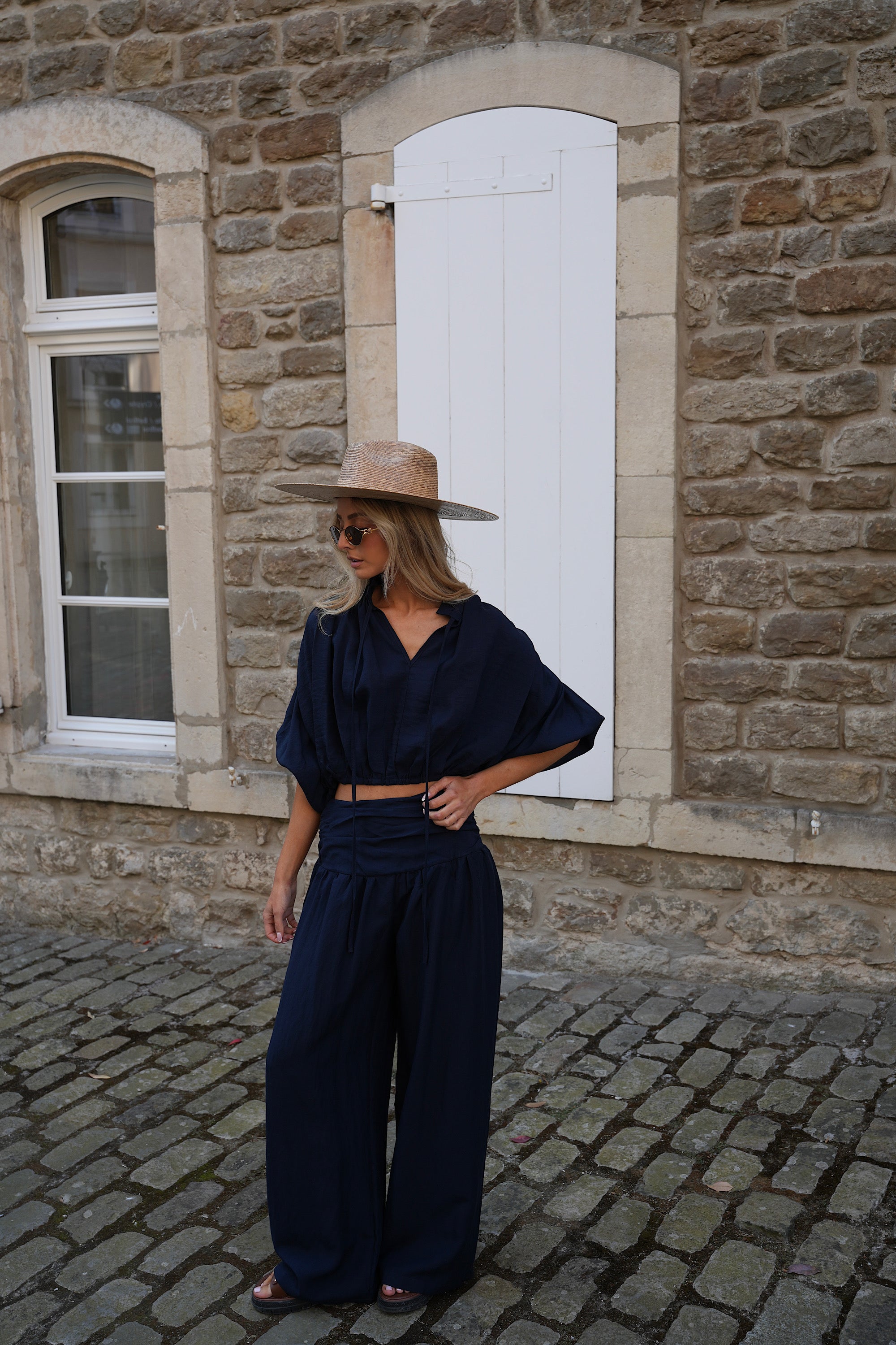 Pantalon Droit Maiane - Marine