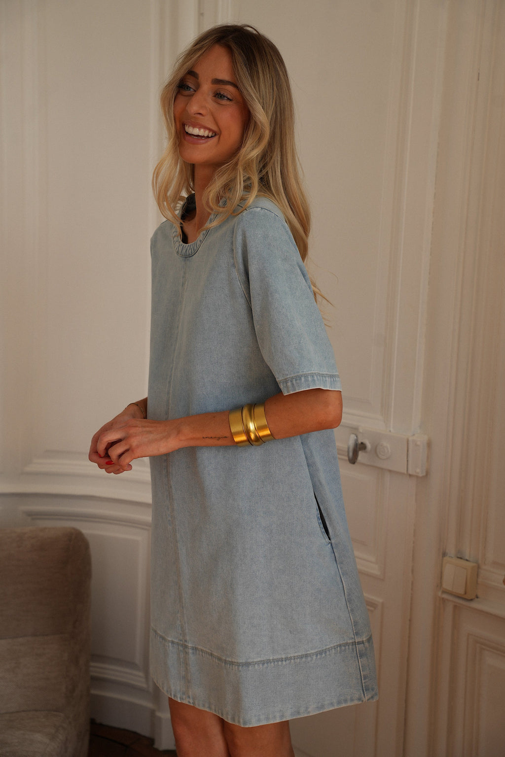Robe En Jean Zaho - Bleue