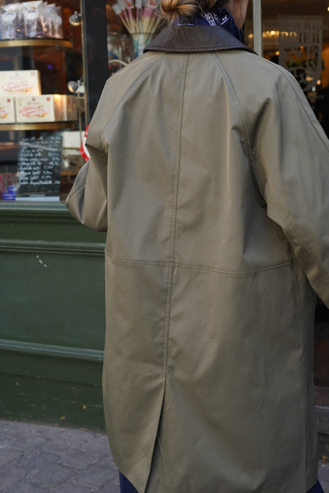 Emma Mid-Long Khaki Jacket