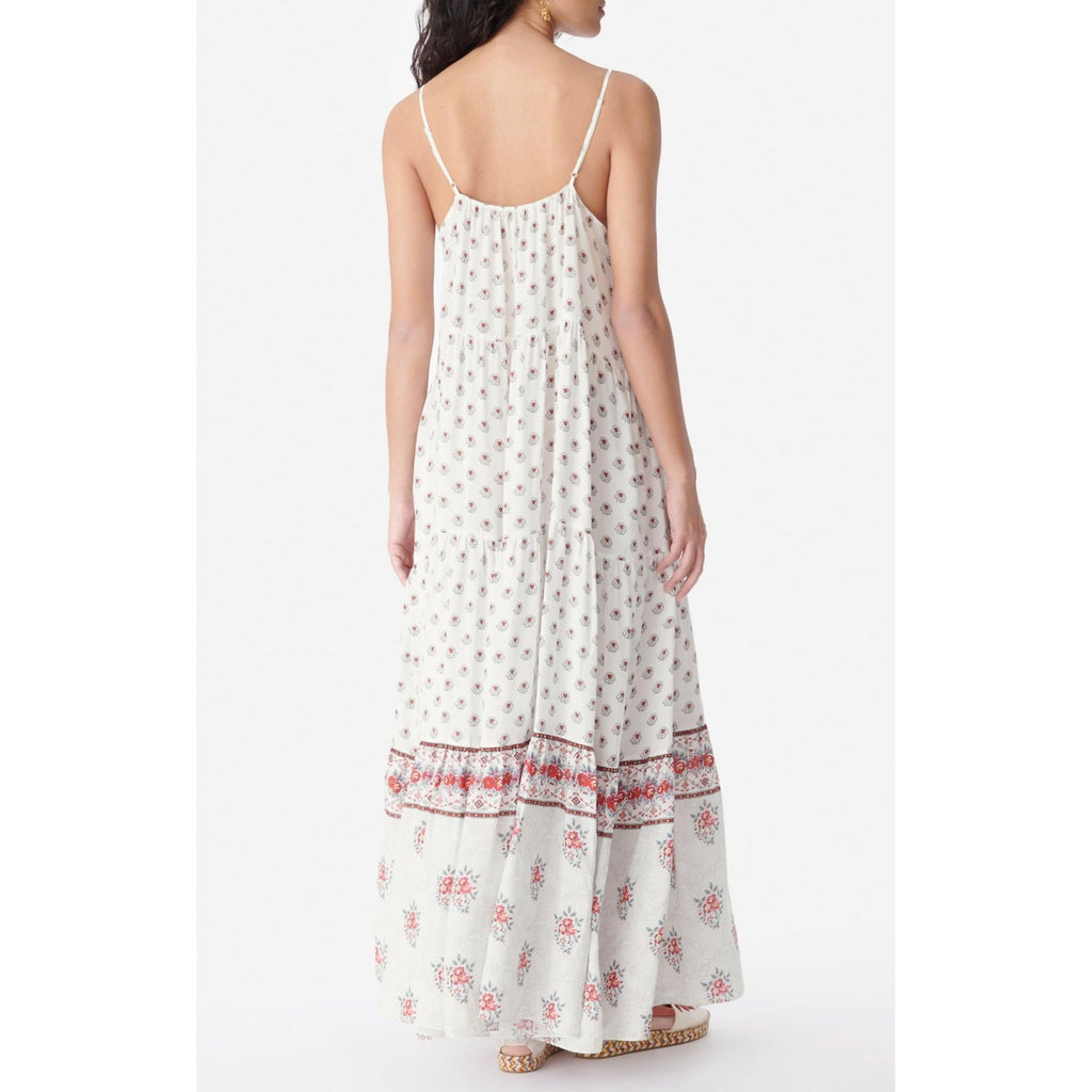 Robe Théophilia - Blanc/Rouge