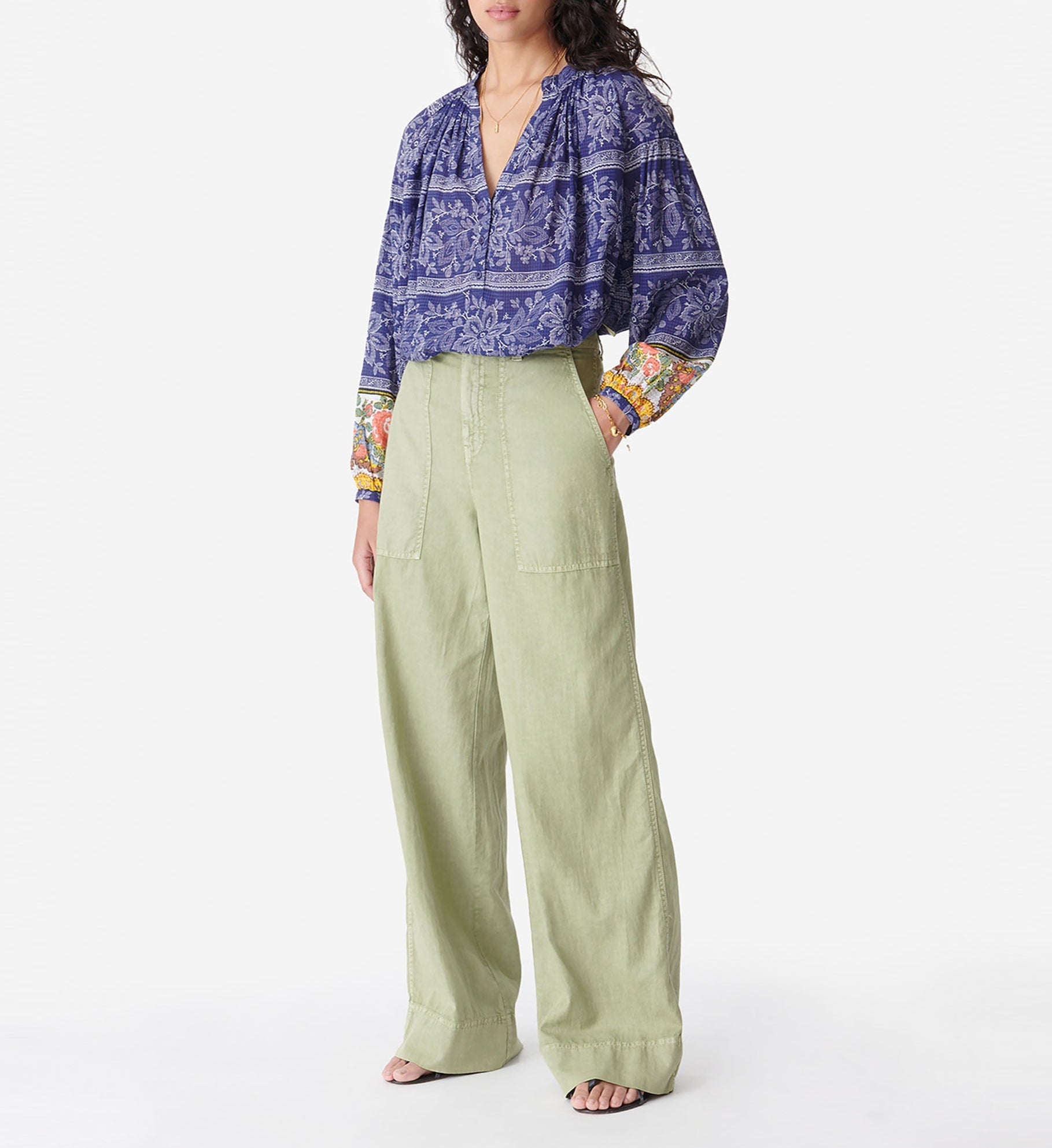 Nipoa Blouse - Night Blue