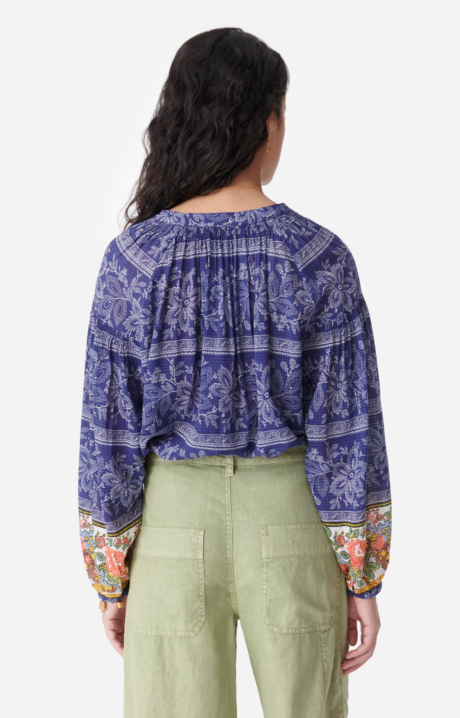 Nipoa Blouse - Night Blue