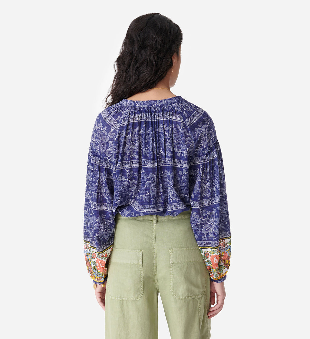 Nipoa Blouse - Night Blue