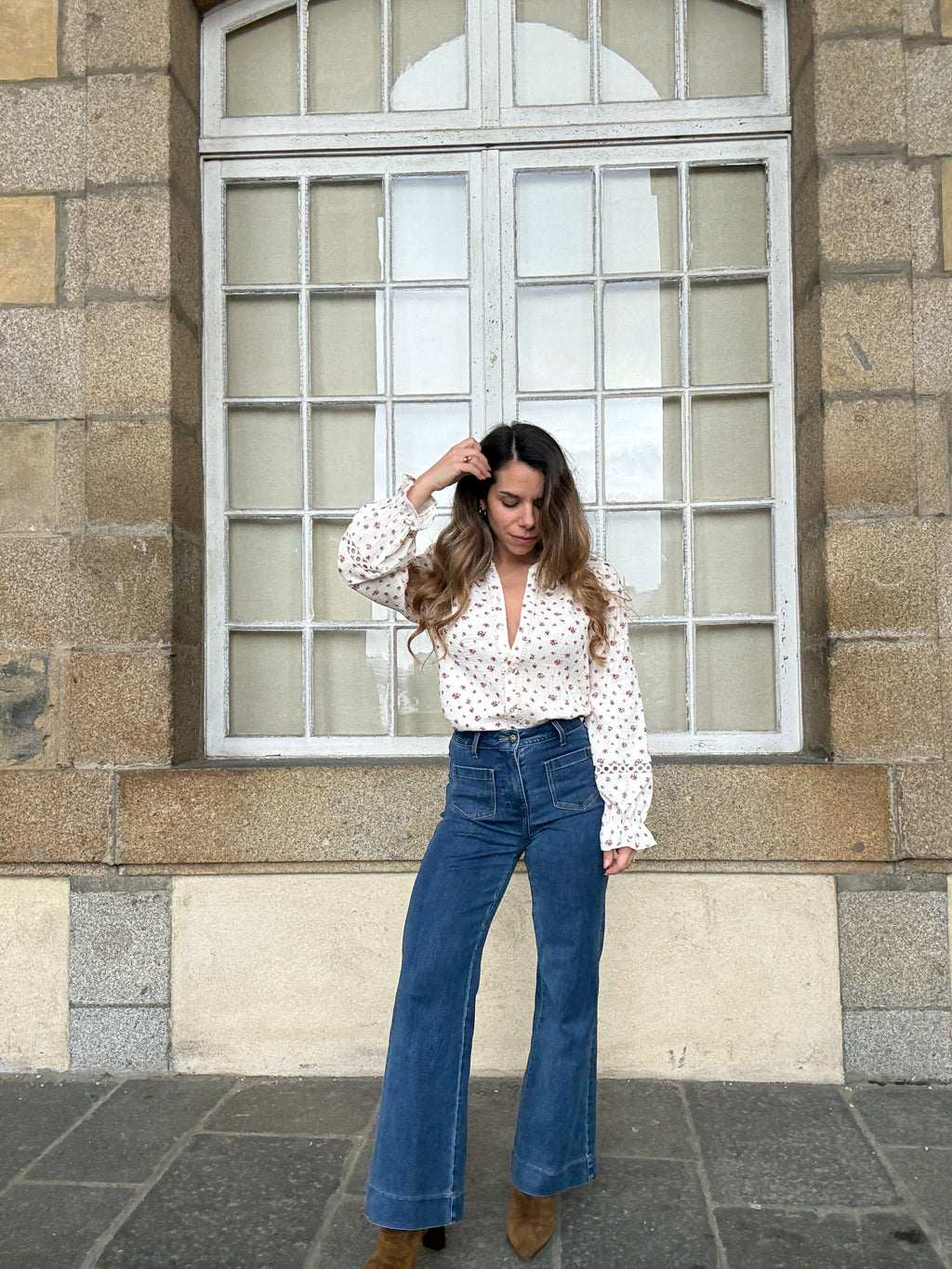 Blouse fleurie Eugenie