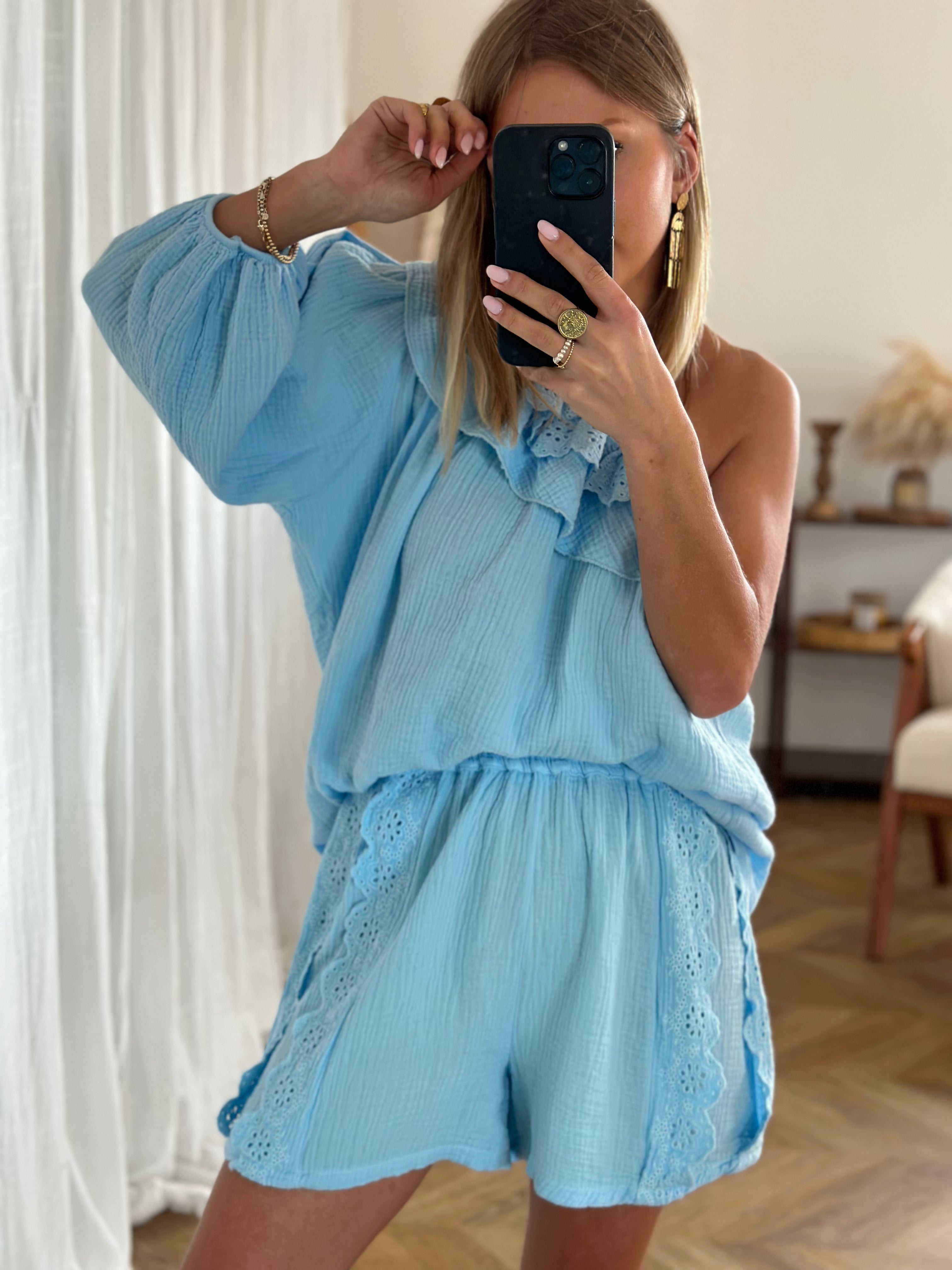 Short Nara Bleu