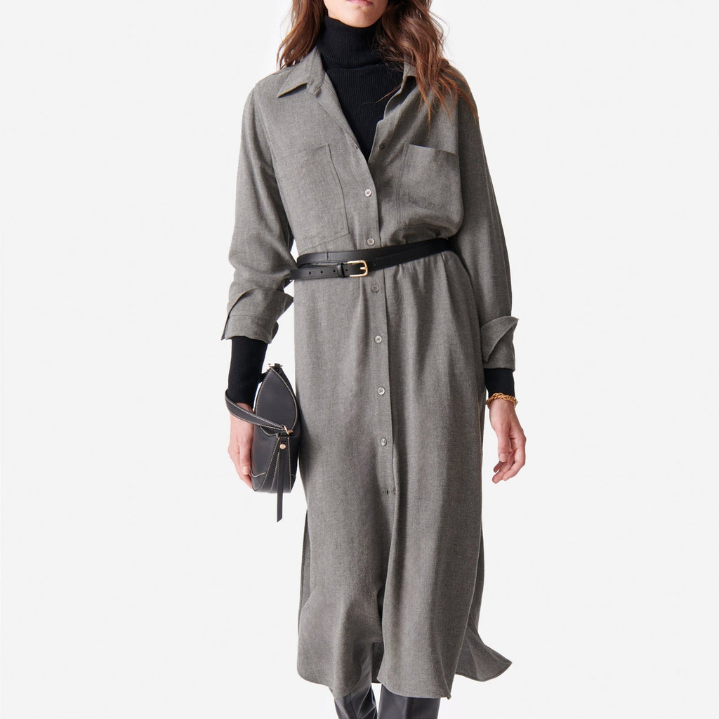 Doll Dress - Light Grey