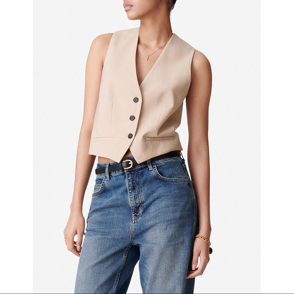 Gilet De Costume Benson - Taupe