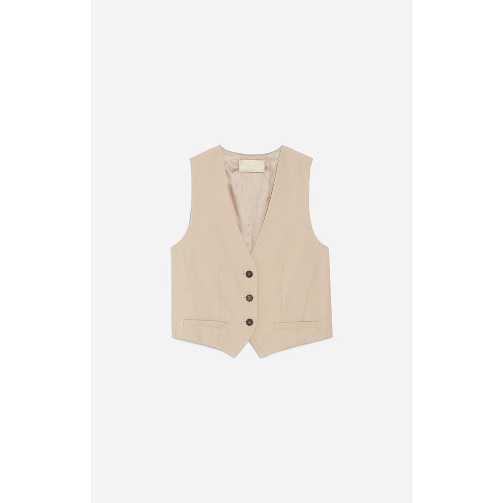 Gilet De Costume Benson - Taupe