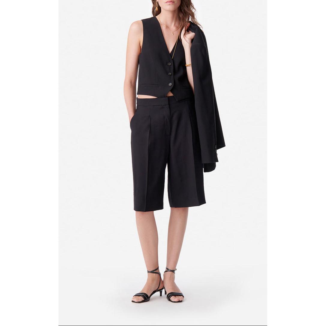 Benson Suit Waistcoat - Black