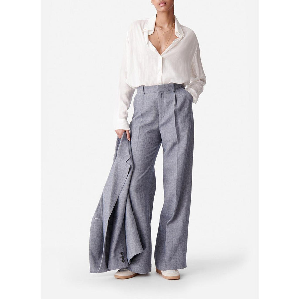 Cyrano Trousers - Blue Marl