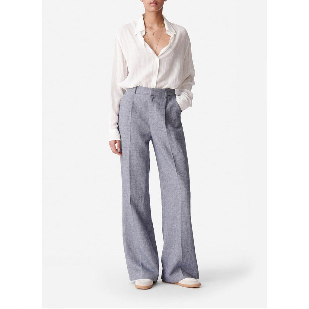 Cyrano Trousers - Blue Marl
