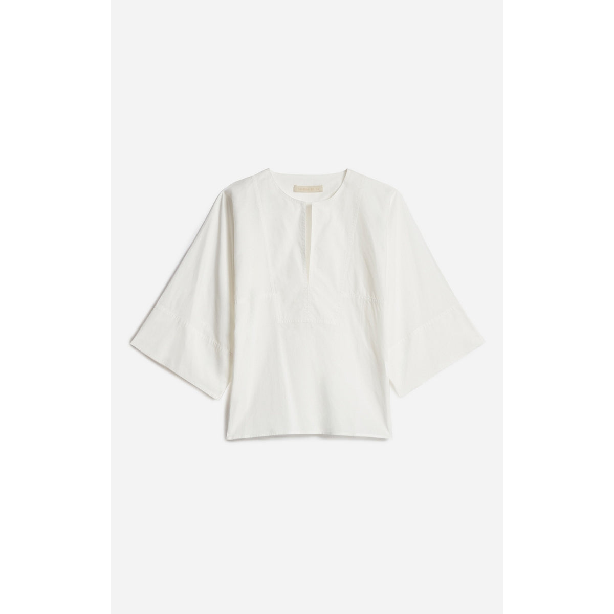 Blouse Ml Avec Empiecements - Ecru