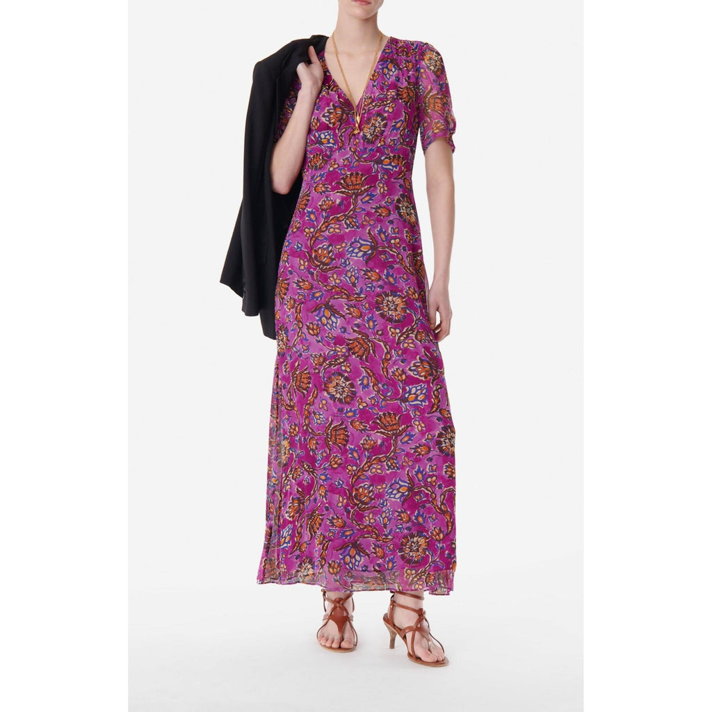 Robe Longue Velicia - Violet