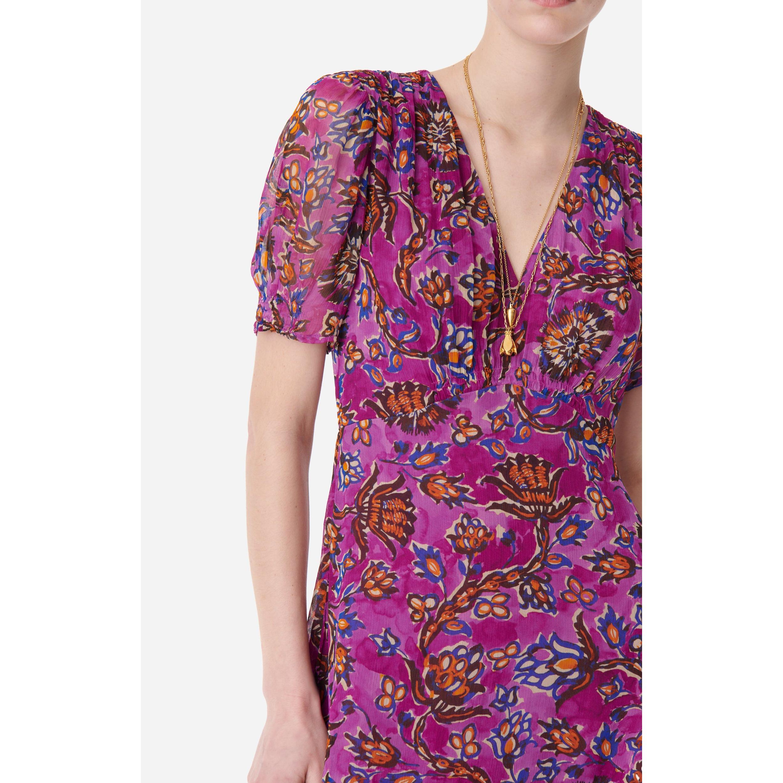 Robe Longue Velicia - Violet