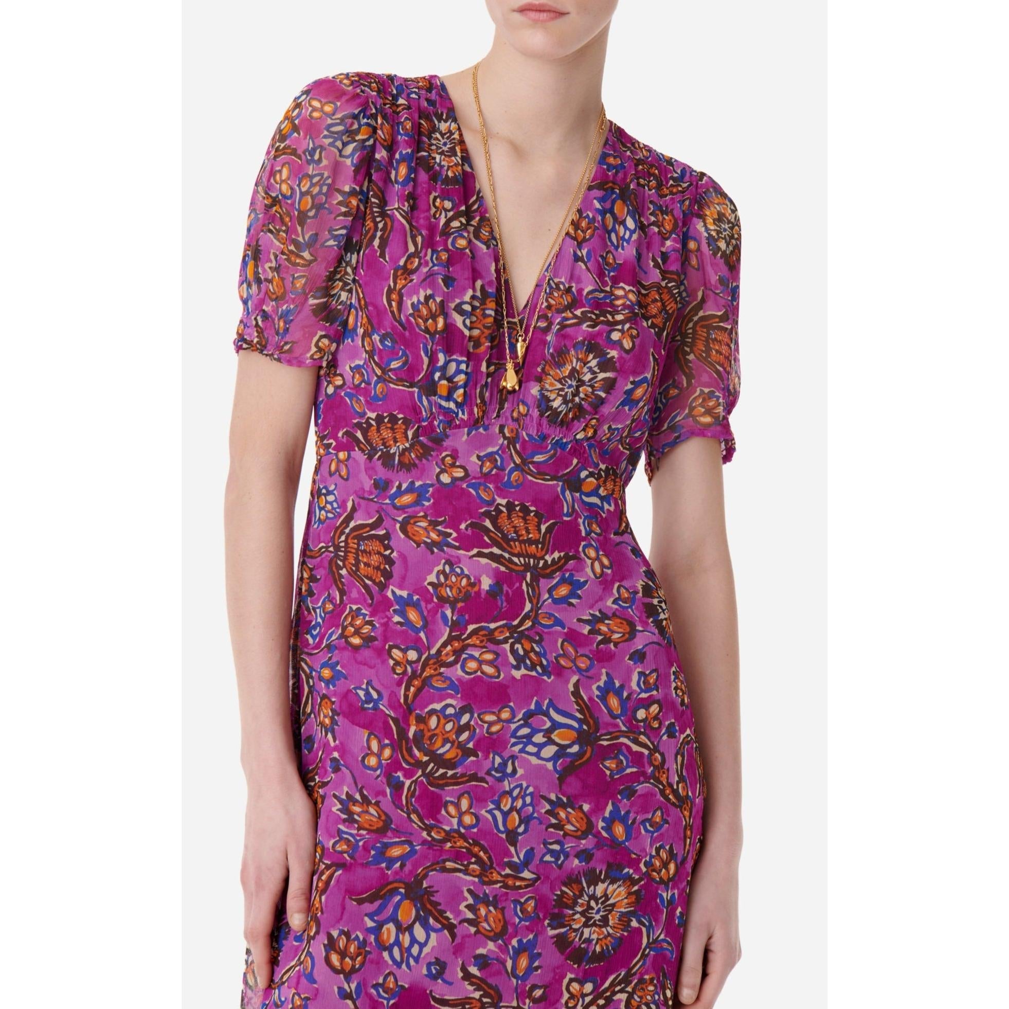 Robe Longue Velicia - Violet