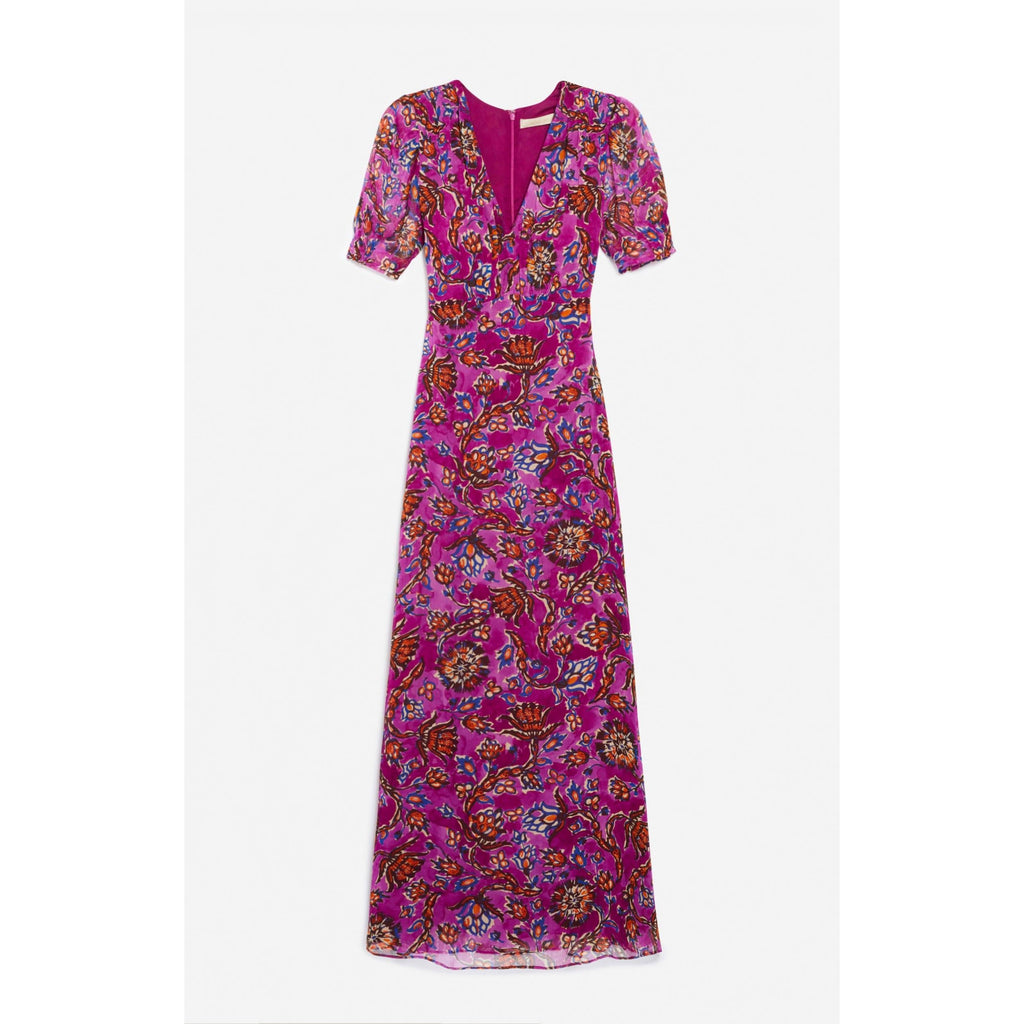 Robe Longue Velicia - Violet