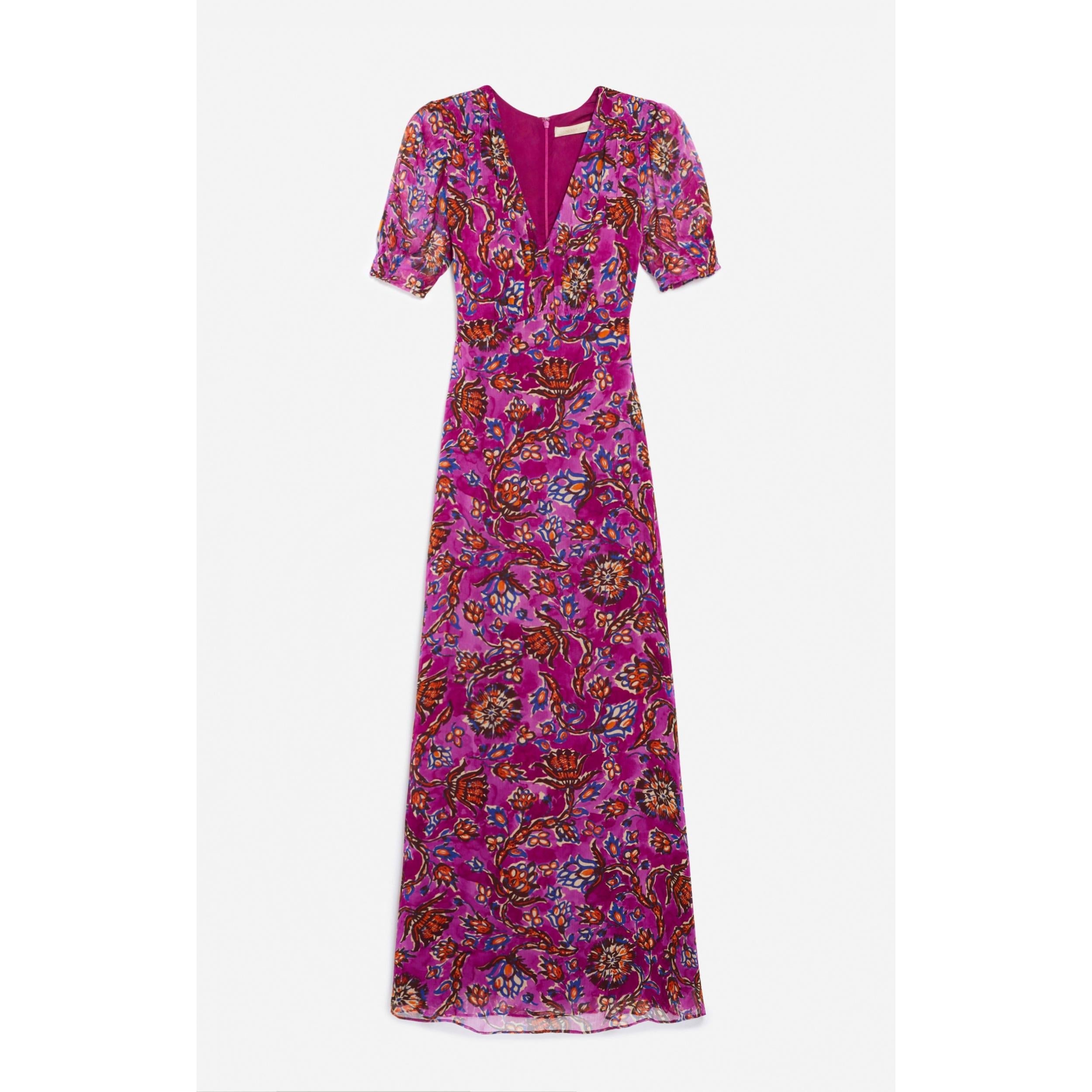 Robe Longue Velicia - Violet