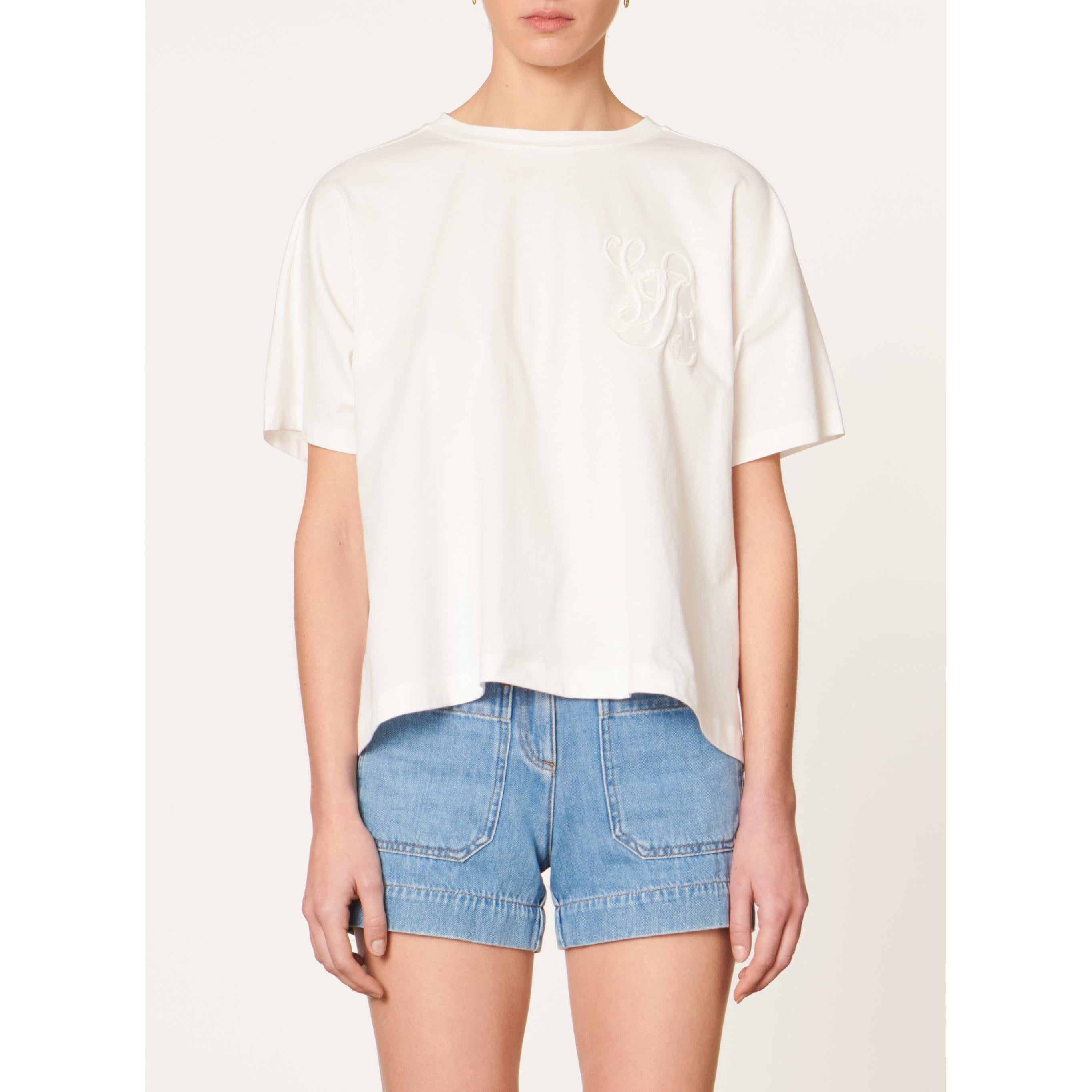 Round Neck T-Shirt - Ecru
