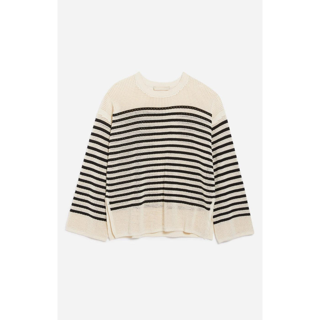 Candabelle Jumper - Ecru & Black