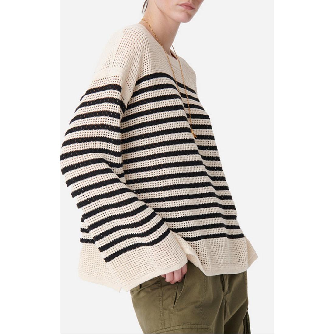 Candabelle Jumper - Ecru & Black