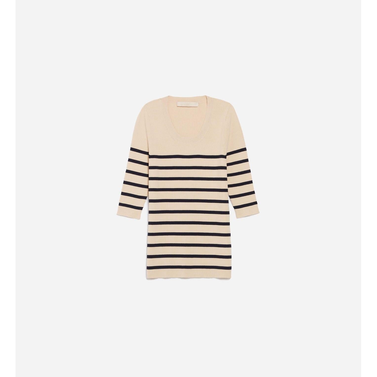 Pull Cerisette - Ecru & Marine