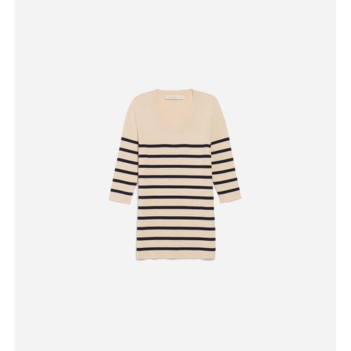 Vanessa Bruno - Pull Cerisette - Ecru & Marine