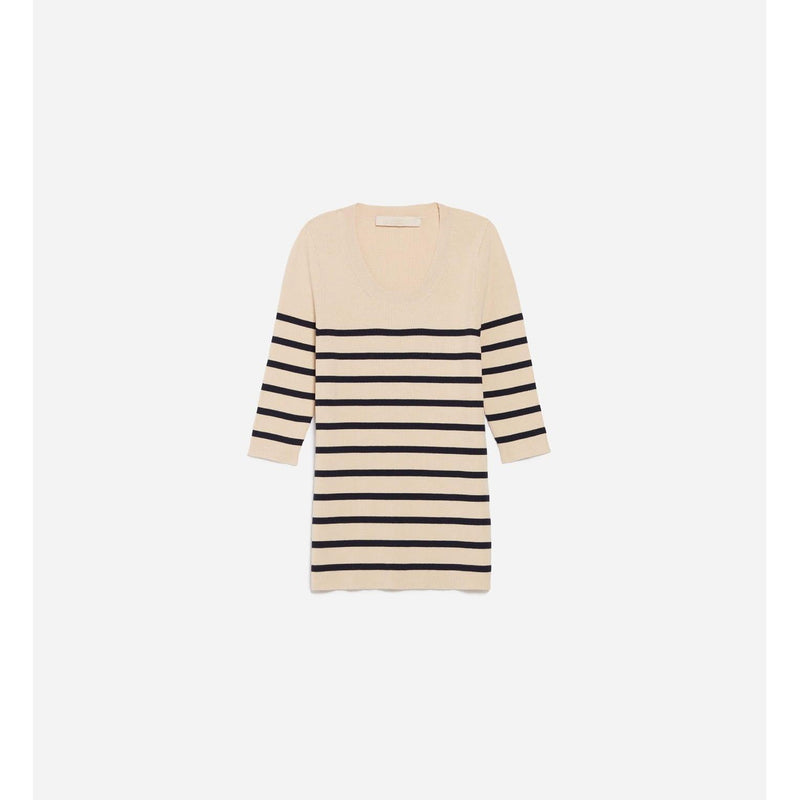 Vanessa Bruno - Pull Cerisette - Ecru & Marine