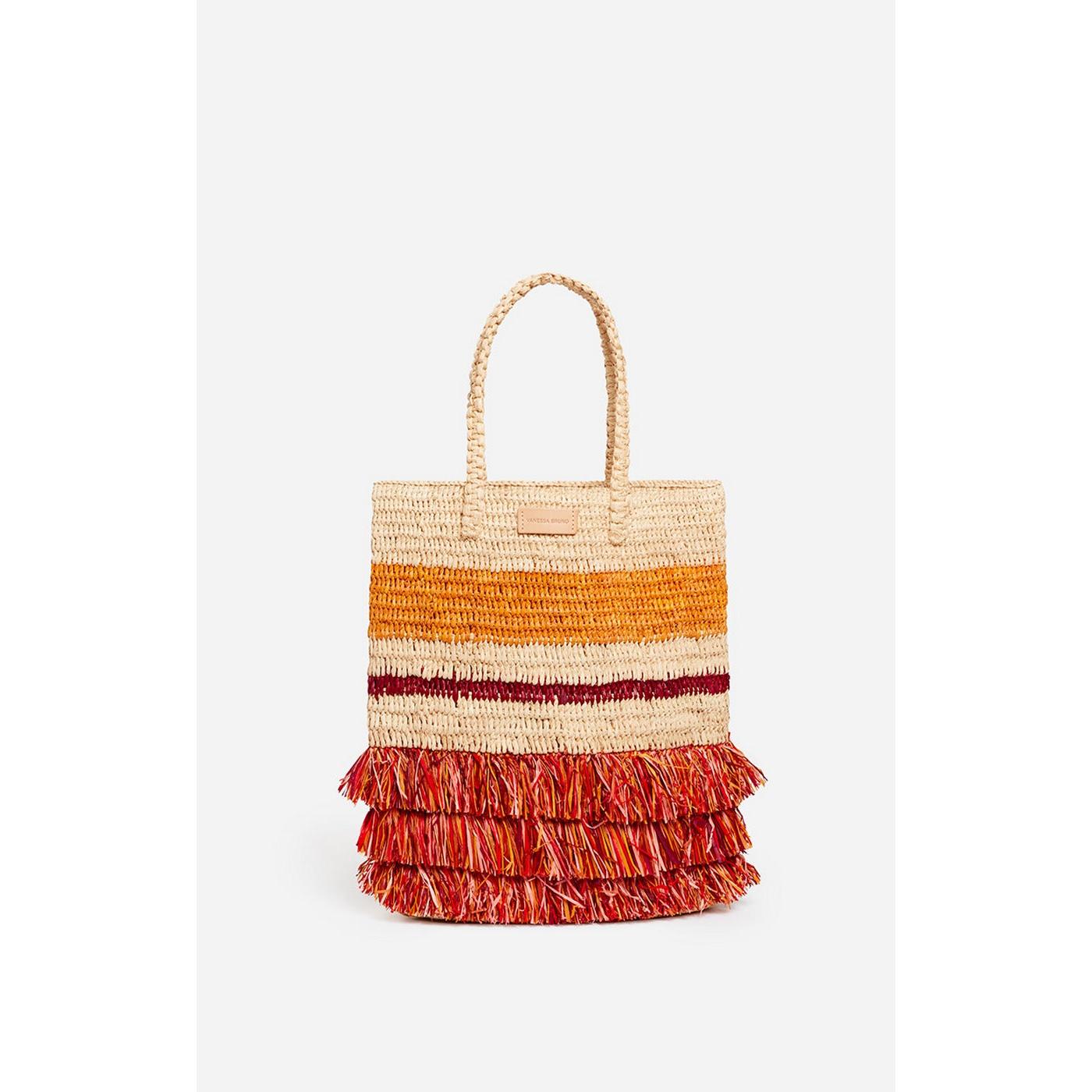 Flat Basket Bag - Multicolour