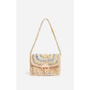 Vanessa Bruno - Moyen Sac Moon En Raphia - Multicolor