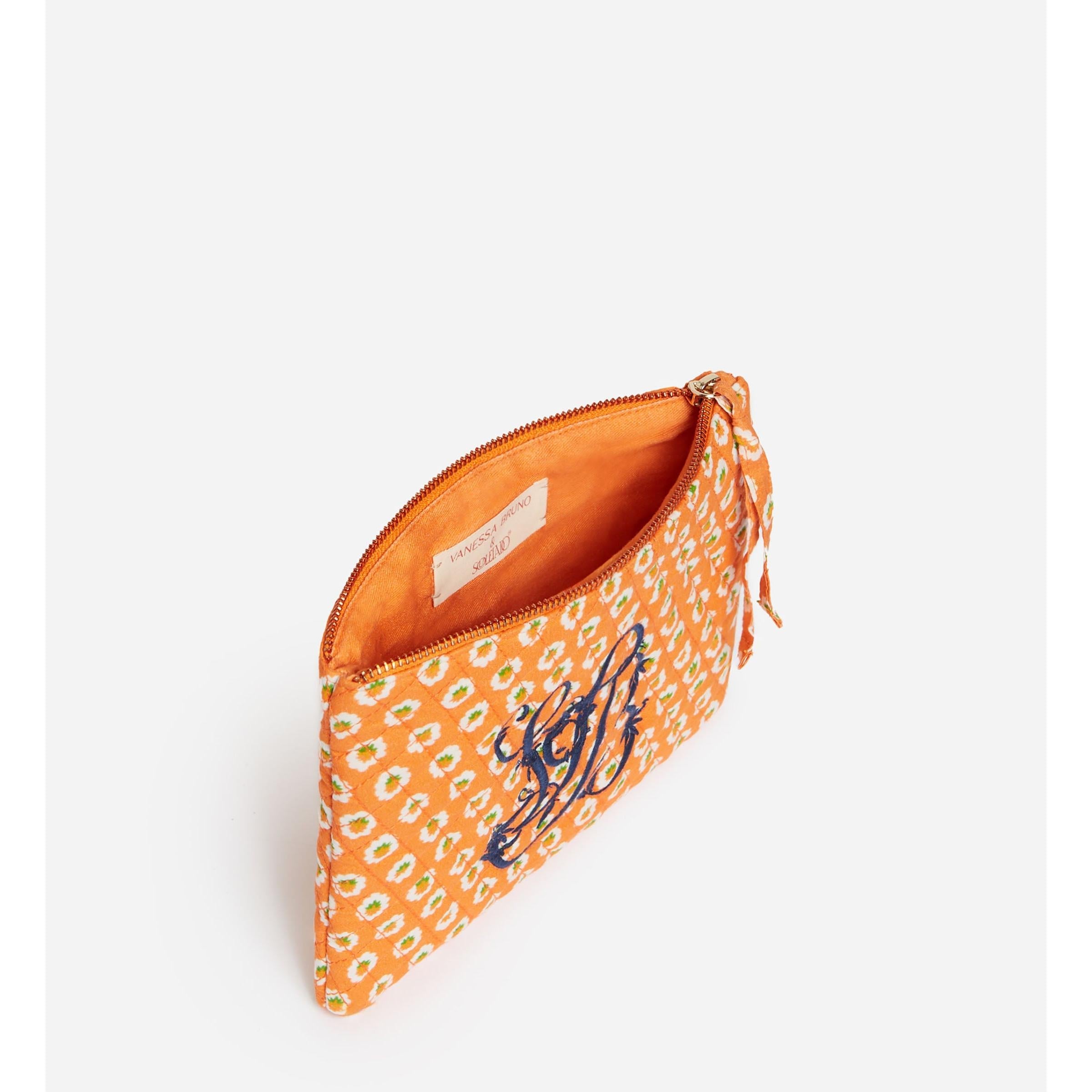 Bolso con Cremallera - Multicolor & Naranja