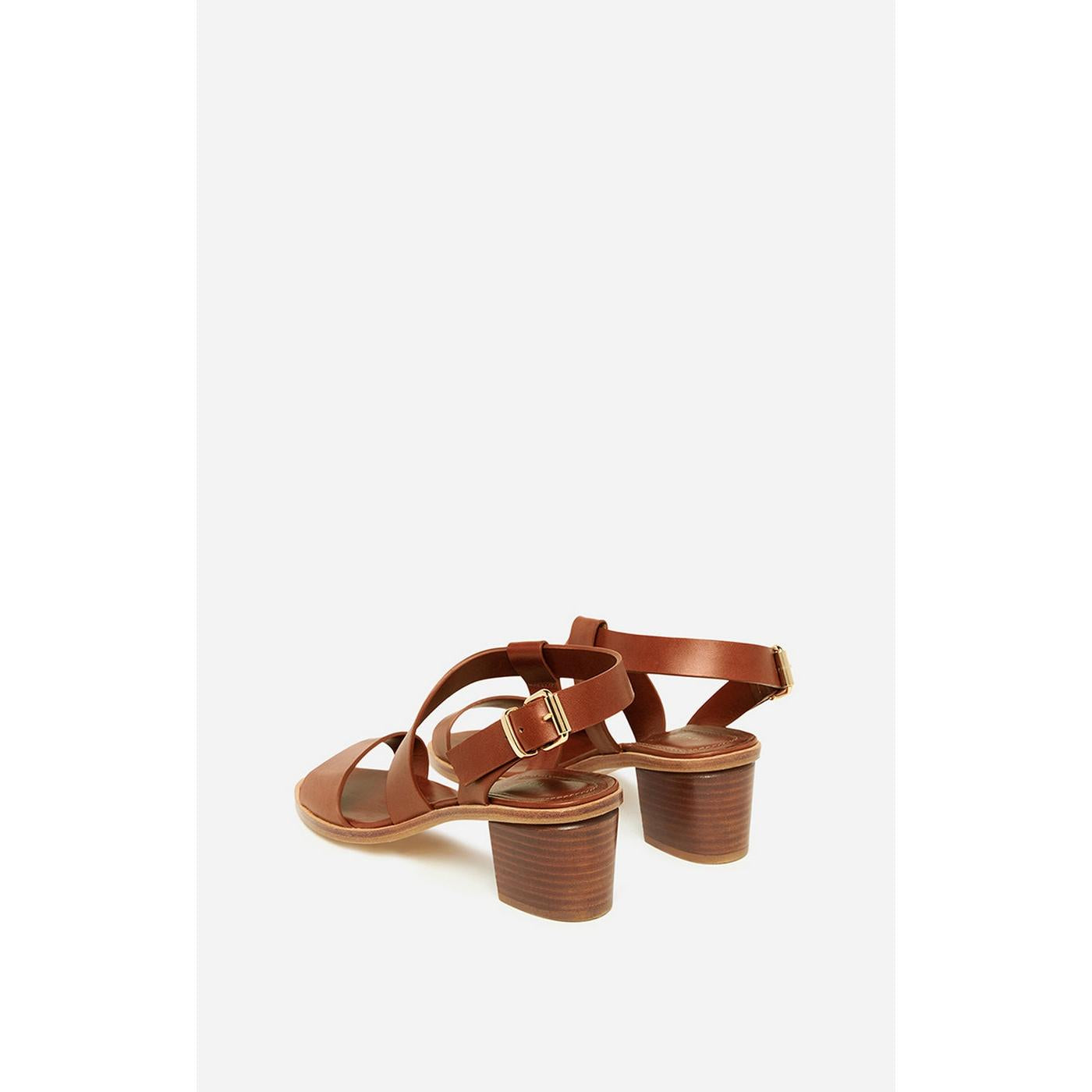 Sandalias de Cuero Curtido Vegetal - Óxido