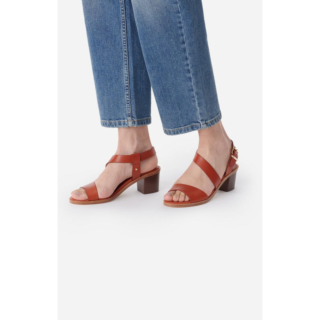 Sandalias de Cuero Curtido Vegetal - Óxido