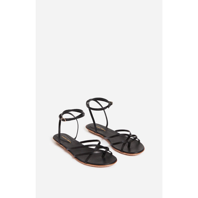 Vanessa Bruno - Sandales En Cuir À Tannage Végétal - Noir