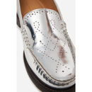 Vanessa Bruno - Mocassin Mocassin Plat - Argent