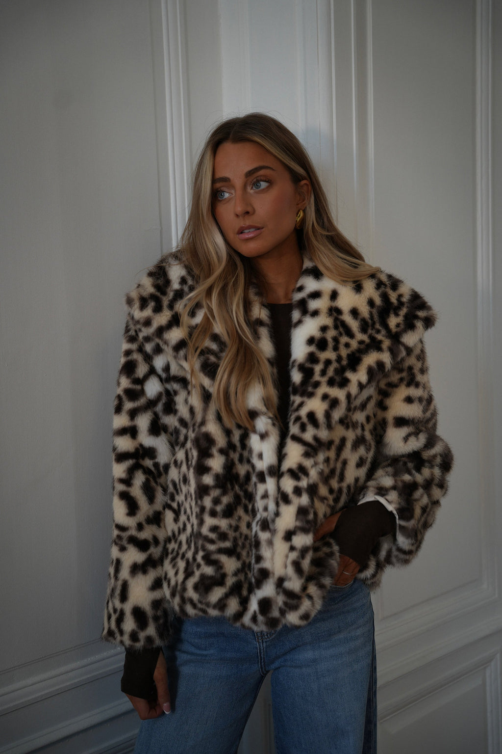 Jina Leopard - Fur Coat