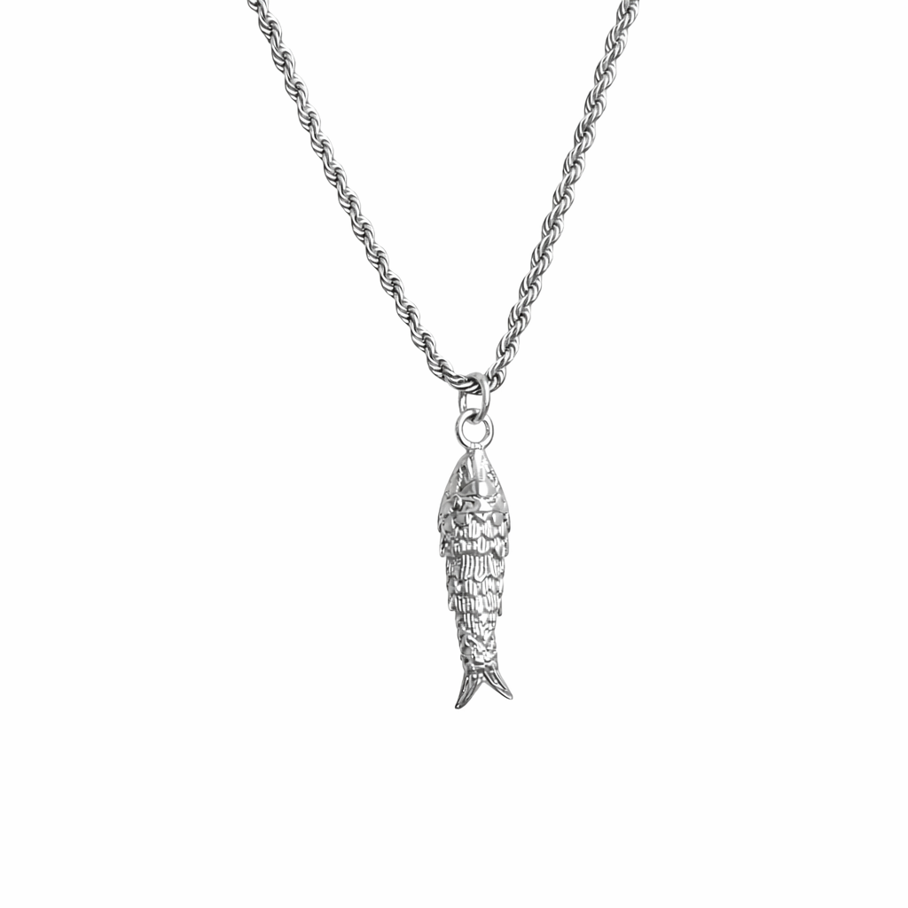Collier Petit Poisson - Doré Ou Argent